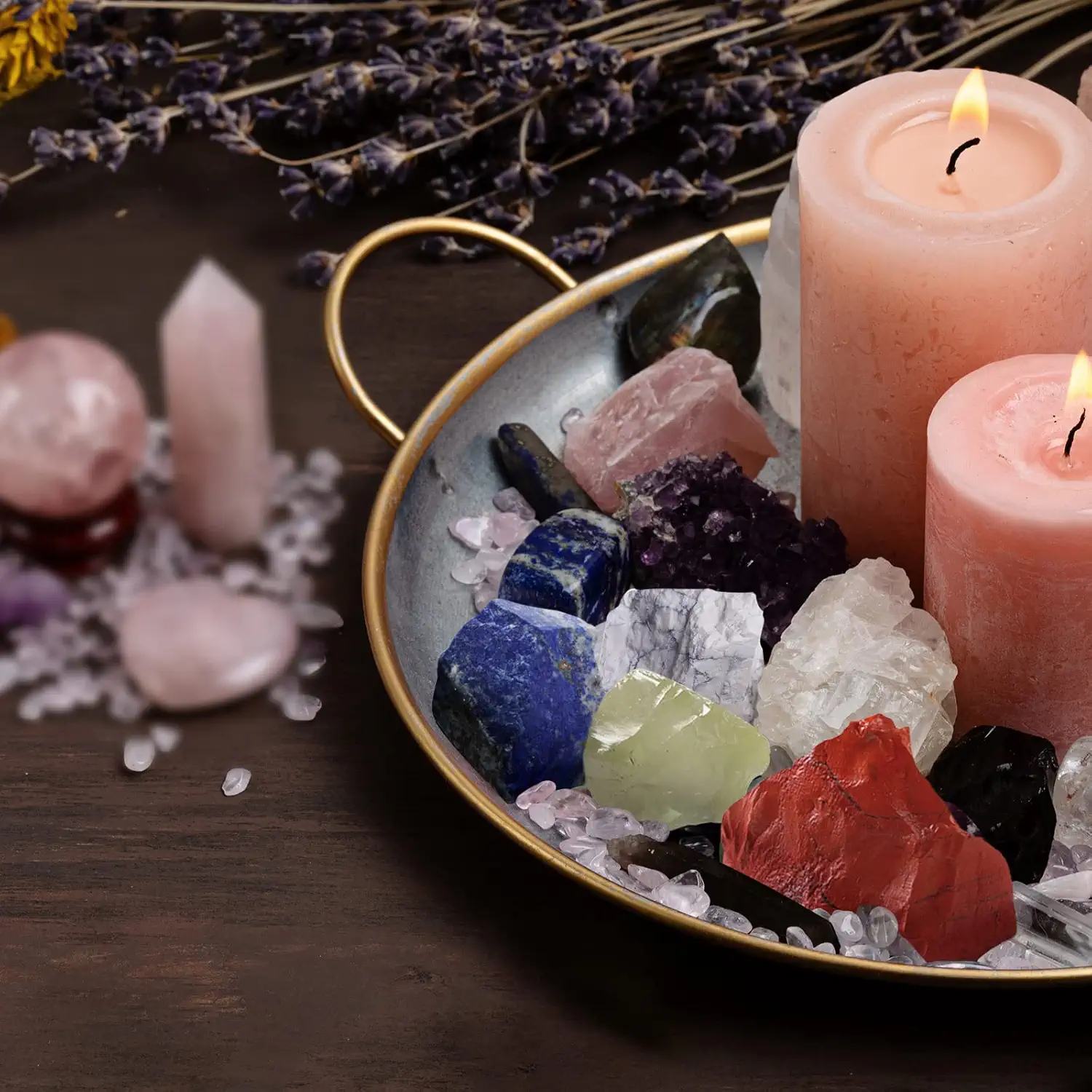 💎 فال سنگ و کریستال (پیام‌های روح از دل طبیعت)